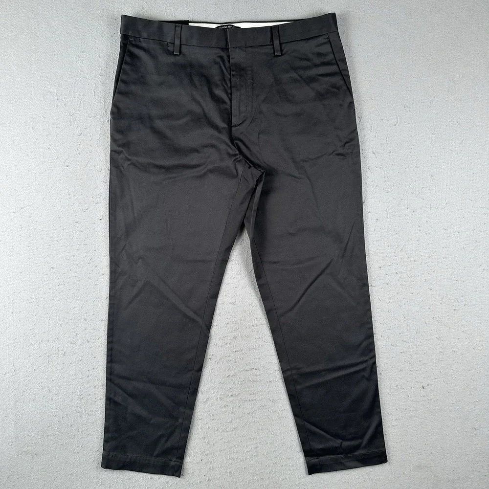 Banana Republic Mason Athletic Tapered Fit Rapid Movement Pants‎ 35x30 Dark Gray